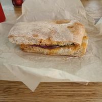 Tempeh sandwich at SFO - Napa Farms Market - T2 in South San Francisco