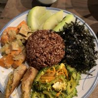 Small rice plate (not so small!)  at Thuc Duong Bao An - Bao An Macrobiotic in Da Nang