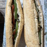 Big banh mi  at Thuc Duong Bao An - Bao An Macrobiotic in Da Nang