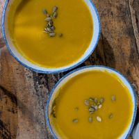 Pumpkin soup at Thuc Duong Bao An - Bao An Macrobiotic in Da Nang