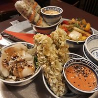 Some small bowls, super good! at 1990 Vegan Living in Berlin