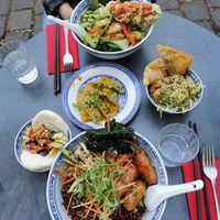 So much goodness ❤️ at 1990 Vegan Living in Berlin