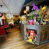 Interior of the restaurant  at 1990 Vegan Living in Berlin