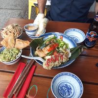 Delicious dinner at 1990 Vegan Living in Berlin