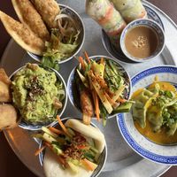 Small dishes   at 1990 Vegan Living in Berlin