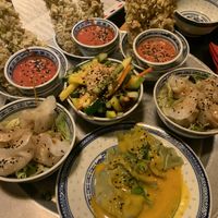 Food for three!  at 1990 Vegan Living in Berlin