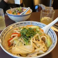 Lunch Menu B Udon Noodles #Veganuary at 1990 Vegan Living in Berlin