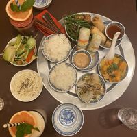 A feast!  at 1990 Vegan Living in Berlin