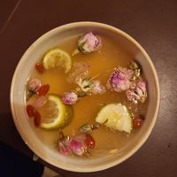 Jasmine tea at 1990 Vegan Living in Berlin