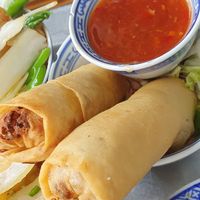 Dragon rolls at 1990 Vegan Living in Berlin