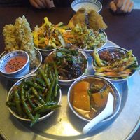 Small dishes at 1990 Vegan Living in Berlin