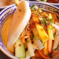 Bun bao taco at 1990 Vegan Living in Berlin