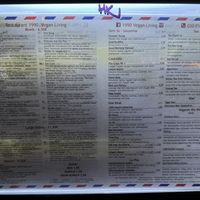 Menu (outside).  at 1990 Vegan Living in Berlin
