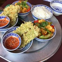 Unfortunately I forgot what we ordered but wanted to share a picture anyway... at 1990 Vegan Living in Berlin