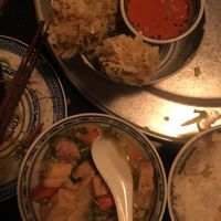 Coconut curry and crispy tofu at 1990 Vegan Living in Berlin