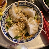 Dumplings at 1990 Vegan Living in Berlin