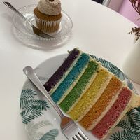 Rainbow Cake and Cookies and Cream Cupcake  at VIDA Bakery - Online in East London