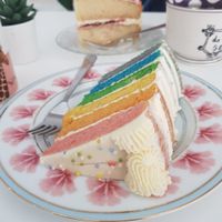 Rainbow and Victoria sponge cake at VIDA Bakery - Online in East London