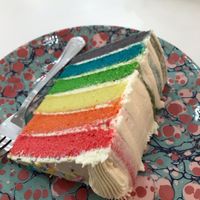 Delicious rainbow cake! at VIDA Bakery - Online in East London