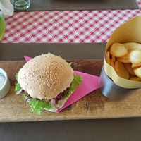 vegan burger  at By Valeria in Santa Maria