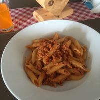 Vegan bolognese at By Valeria in Santa Maria