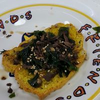 Omega Bruschetta at Vegan Yes - Nag's Head Market in North London