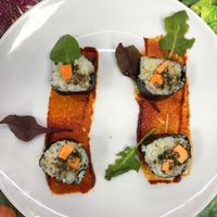 Naples Kimbap at Vegan Yes - Nag's Head Market in North London