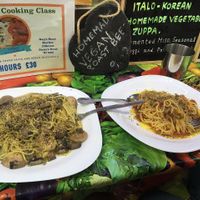 best vegan spaghetti ever  at Vegan Yes - Nag's Head Market in North London