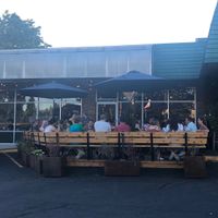 Outside seating   at Dove Vivi in Portland