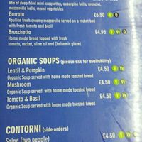 Menu at Pepe Nero Italian - The Full Moon in Bristol