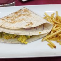 Fajita mexicana vegana #Veganuary at El Almirez in Aranjuez