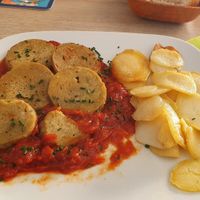 Seitan a la plancha at El Almirez in Aranjuez