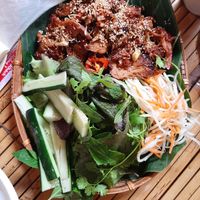 Grilled monkey head mushrooms at Com Chay - Nguyen Du in Da Nang