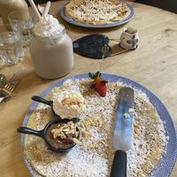 Gorgeous sweet and savory pancakes 🥰  at Double Dutch Pancake House in York