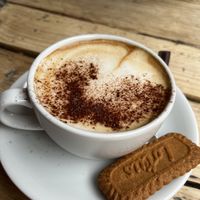Oat Cappuccino   at Double Dutch Pancake House in York
