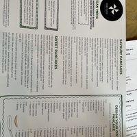 Vegan Menu  at Double Dutch Pancake House in York