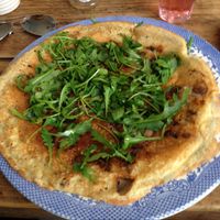 Savoury vegan pancake at Double Dutch Pancake House in York