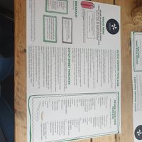 The vegan menu at Double Dutch Pancake House in York