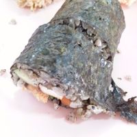 sushi at Pang Vegetarian in Udon Thani