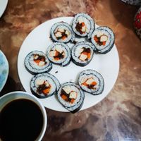 Sushi rolls at An Lac in Ninh Binh