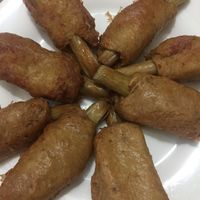 Chicken thighs (lemongrass stick for bone, great flavour just don’t bite it) at An Lac in Ninh Binh
