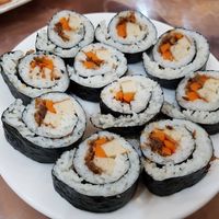 Sushi vegan rolls at An Lac in Ninh Binh