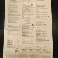 menu at Grill'd in Brisbane