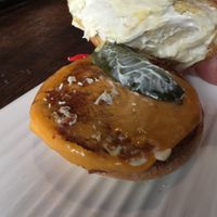 Vegan cheeseburger at Grill'd in Brisbane