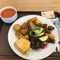 Lunch at Veganland - Karlovo Namesti in Prague