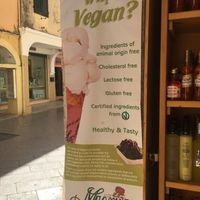 Outside  at Bohotis Gelateria Patisserie in Corfu