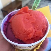 Pomegranate & Watermelon  at Bohotis Gelateria Patisserie in Corfu