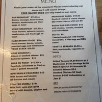 breakfast menu  at Sandfly Cafe in Te Anau