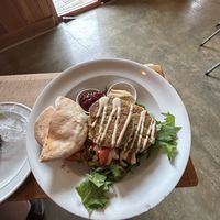 falafel pita  at Sandfly Cafe in Te Anau