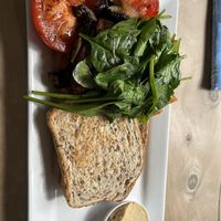 mushroom toastt  at Sandfly Cafe in Te Anau